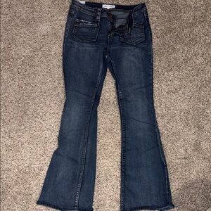 Almost Famous Dark Blue Flare Jeans